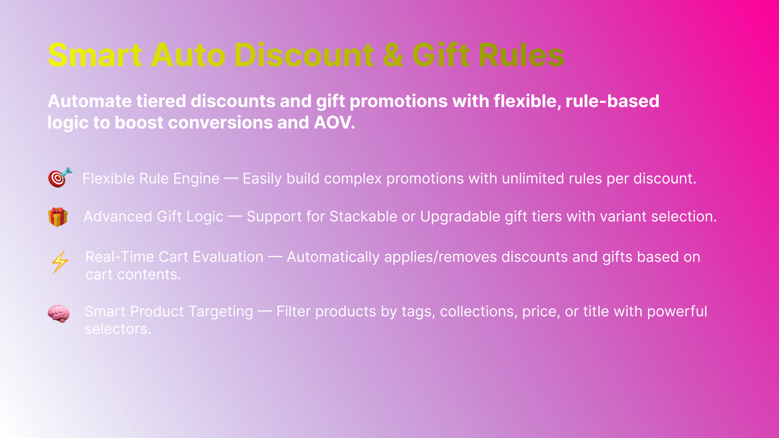 DS Auto gift & discount Introduction